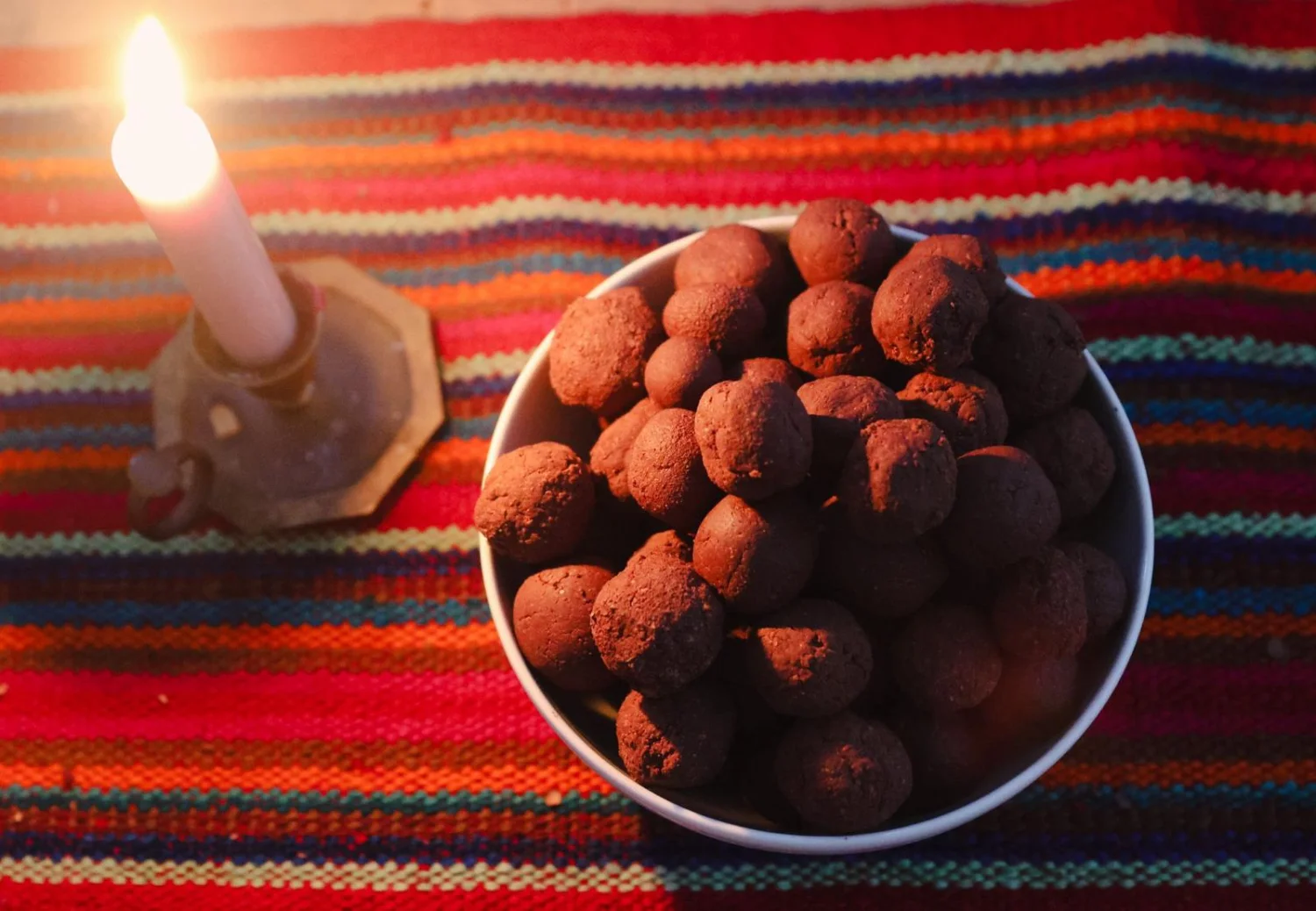 Bolas de coco crujientes de Theaterwerkstattlasemilla